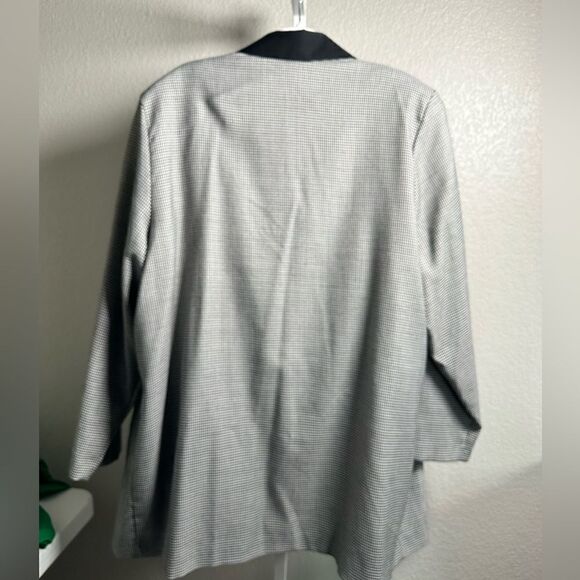 Vintage Maggie Lawrence Plus Size Houndstooth Suit Blazer wi- Skirt - Size 22/24 - Picture 5 of 10